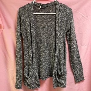 Super Cute Black and White Knit Cardigan